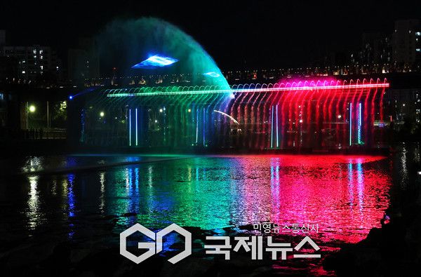 경춘철교 음악분수 [사진제공=노원구청]