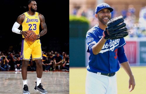 농구선수 르브론 제임스(왼쪽)와 야구선수 데이비드 프라이스는 야구장에 투표소를 설치하자는 의견을 지속적으로 피력해왔다. 출처|제임스, 프라이스 SNS
