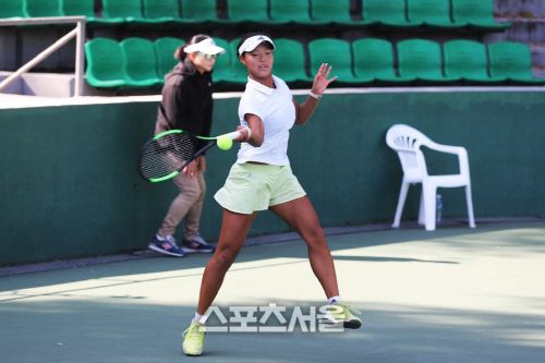 백다연. 제공=대한테니스협회