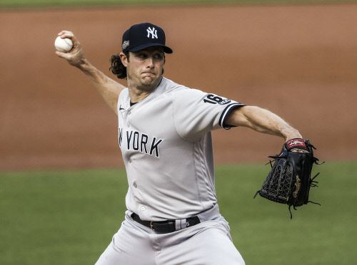 현역 최고 몸값을 자랑하는 뉴욕 양키스 에이스 게릿 콜. EPA연합뉴스