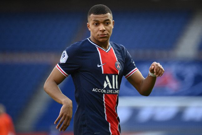 파리 생제르맹의 킬리안 음바페. AFP 연합뉴스