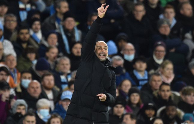 펩 과르디올라 맨체스터 시티 감독. 맨체스터|EPA 연합뉴스