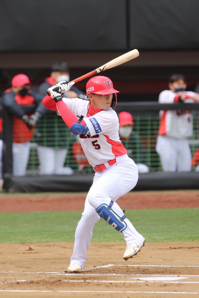 KIA 김도영은 고졸 신인 같지 않다는 평가를 받고 있다. 제공=KIA 타이거즈
