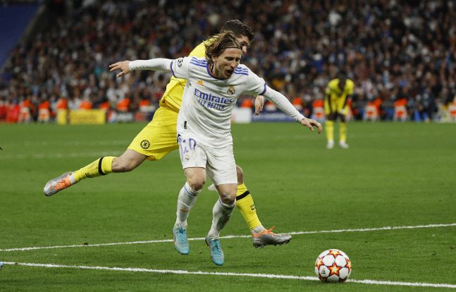 레알 마드리드의 중원을 책임지는 루카 모드리치. 마드리드|로이터 연합뉴스