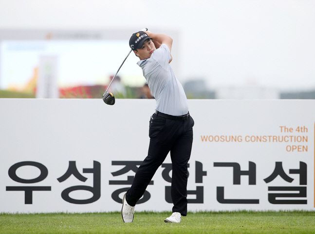우성종합건설 소속 이규민의 플레이. 사진 | KPGA