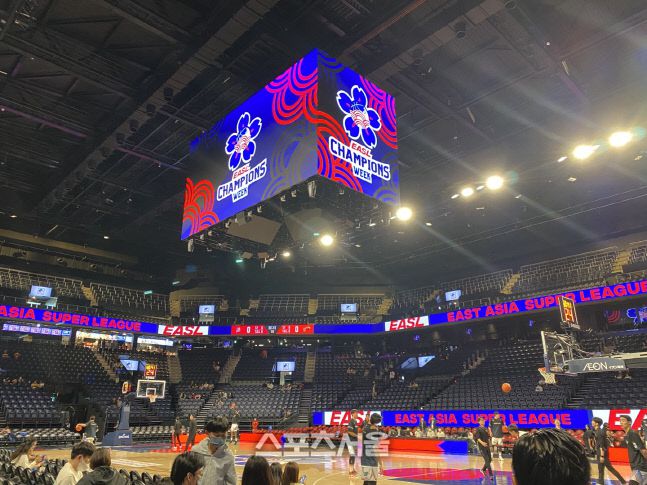 동아시아슈퍼리그(EASL)가 열린 일본 오키나와 오키나와 아레나. 오키나와 | 윤세호기자 bng7@sportsseoul.com