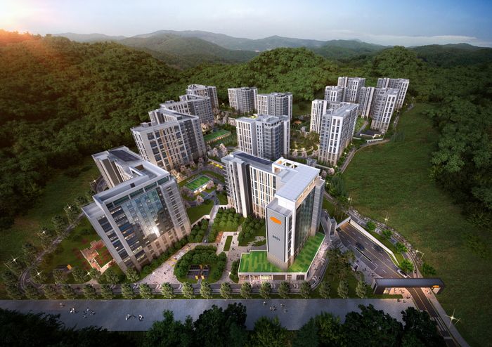 ‘e편한세상 동탄 파크아너스’ 조감도. 사진 | DL이앤씨