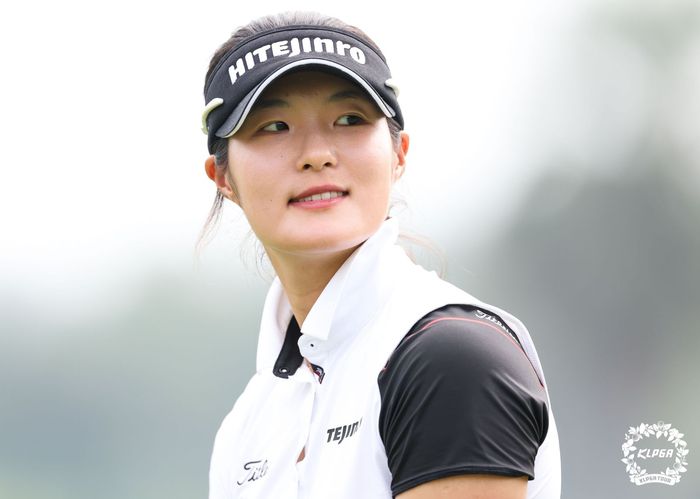 PLK퍼시픽링스코리아 챔피언십 with SBS Golf 1라운드의 김민별. 사진|KLPGA
