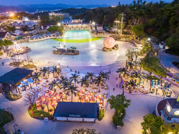 캐리비안 베이 해변 카페 ‘마르카리베’ 전경    사진 | 에버랜드