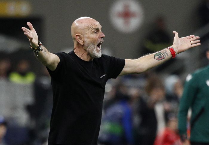 스테파노 피올리 AC밀란 감독.  로이터 연합뉴스