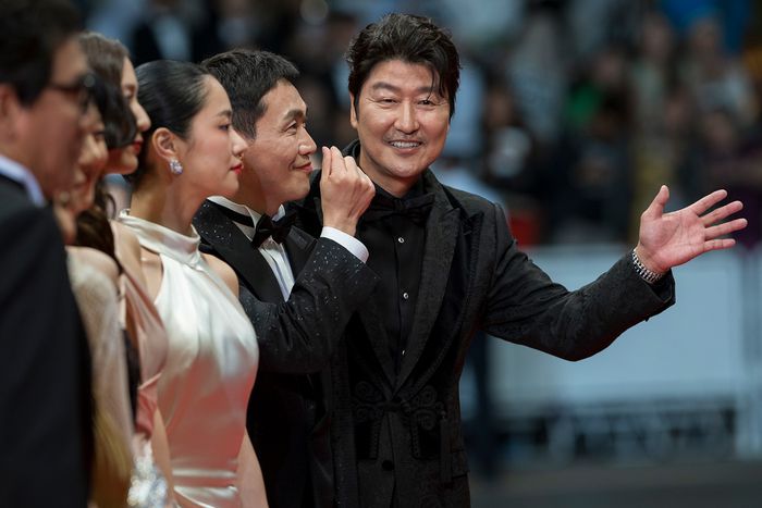 영화 ‘거미집’으로 칸 영화제에 참석한 배우 송강호. 제공|㈜바른손이앤에이