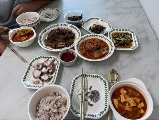 배우 황보라 식사. 출처 | 황보라 채널