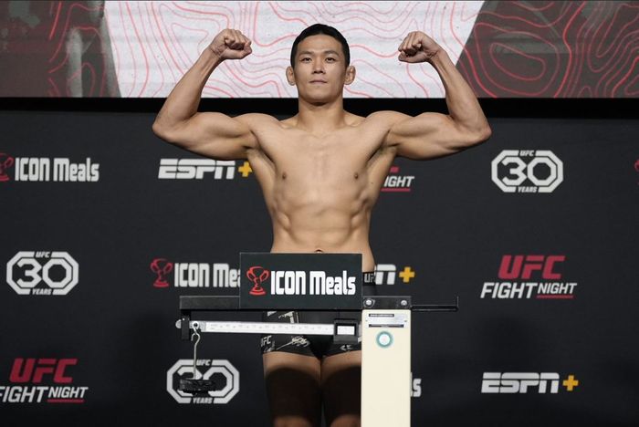 UFC 라이트헤비급 정다운. 사진 | UFC