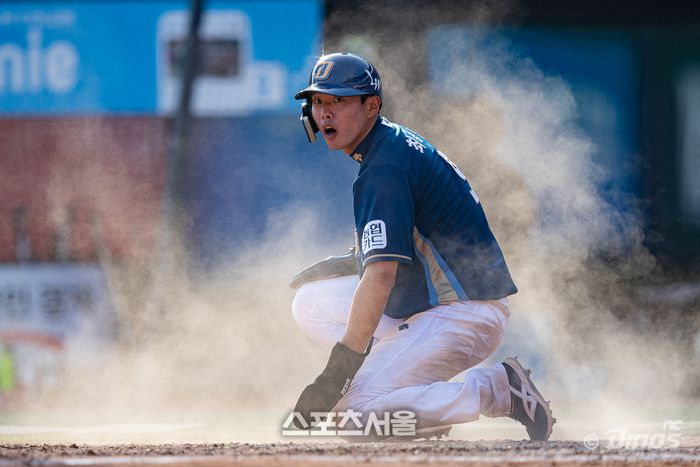 NC에서 LG로 트레이드된 최승민. 사진 | NC 다이노스