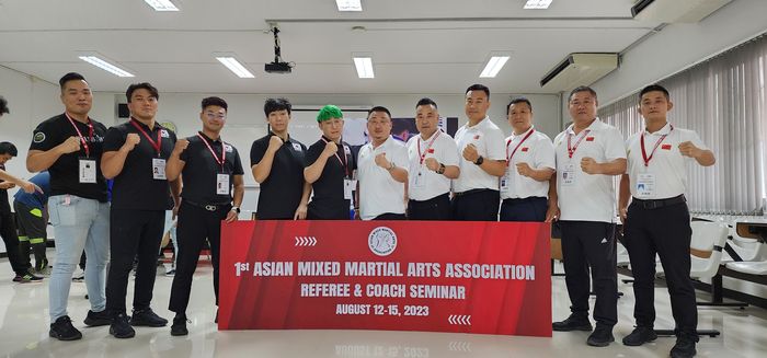 대한민국 MMA 국가대표 선수단 본단. 사진 | 대한MMA연맹 제공