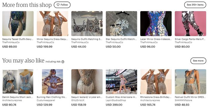 팝스타 비욘세의 팬들 덕에 실버 의류 판매량이 큰 폭으로 늘었다. 사진 | 엣시