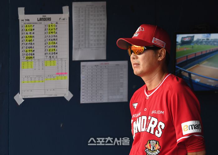 SSG 김원형 감독. 잠실 | 박진업기자 upandup@sportsseoul.com