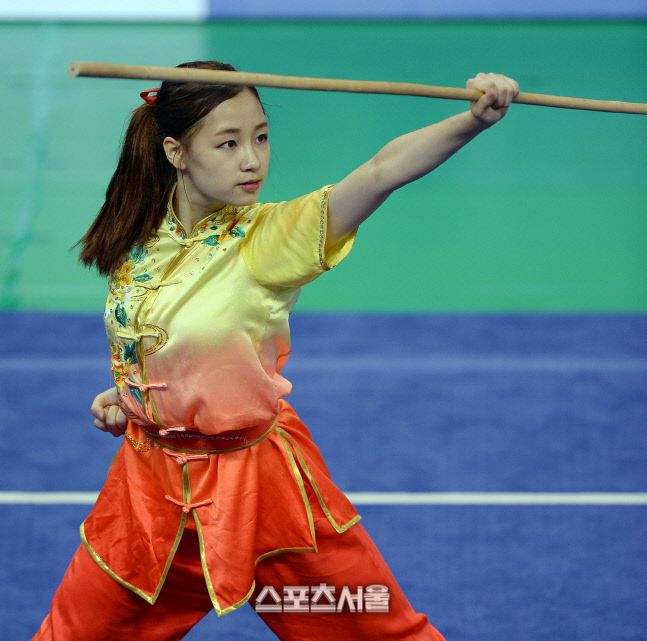 여자 우슈 간판스타 서희주. 최승섭기자 thunder@sportsseoul.com