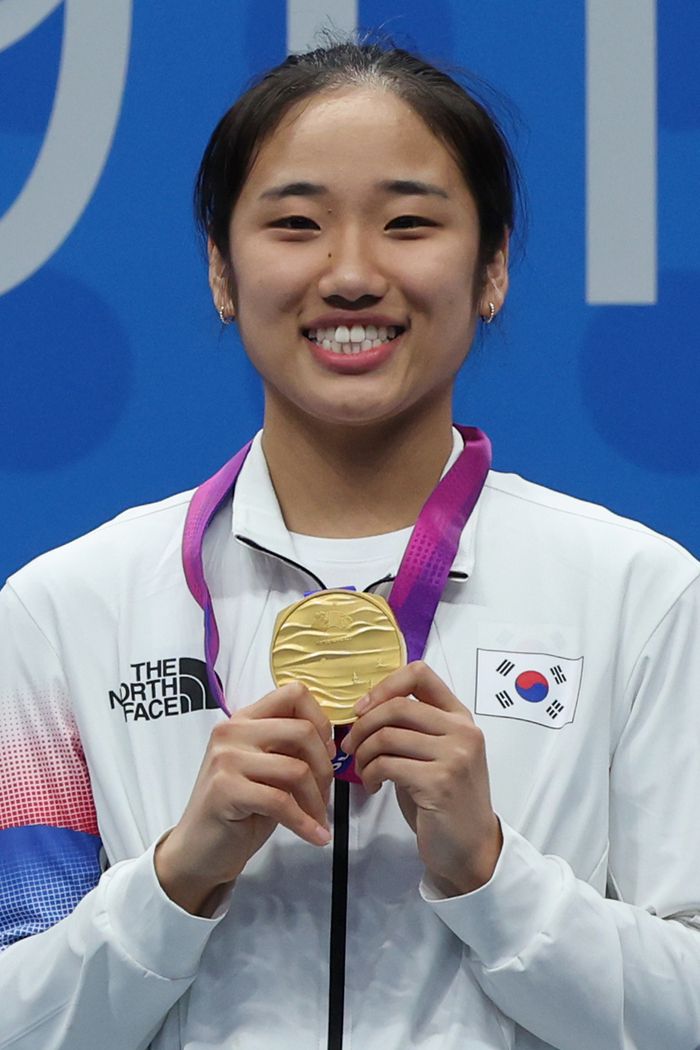 안세영의 여자단체전 금메달. 항저우|연합뉴스