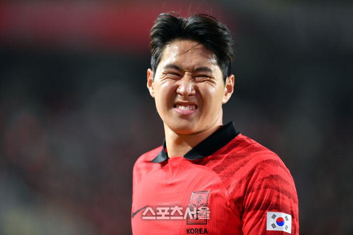 대표팀 이강인이 17일 수원월드컵경기장에서 열린 대한민국-베트남 A매치 후반 공격이 빗나가자 아쉬운 표정을 짓고 있다. .2023.10.17.수원 | 강영조기자 kanjo@sportsseoul.com