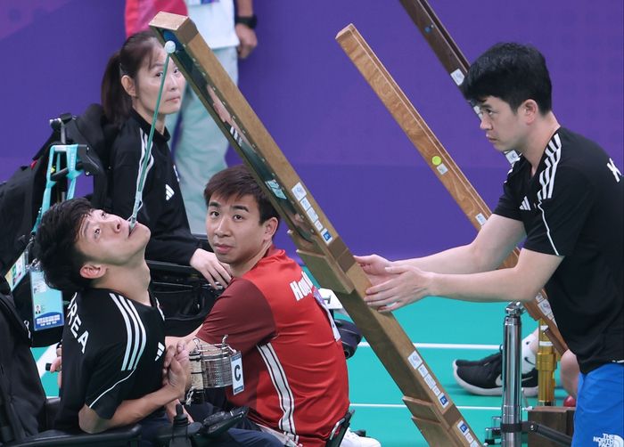 정호원(앞). 제공 | 대한장애인체육회