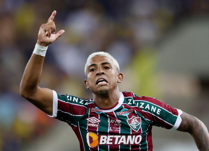 결승골을 넣은 존 케네디. 리우데자네이루|로이터 연합뉴스