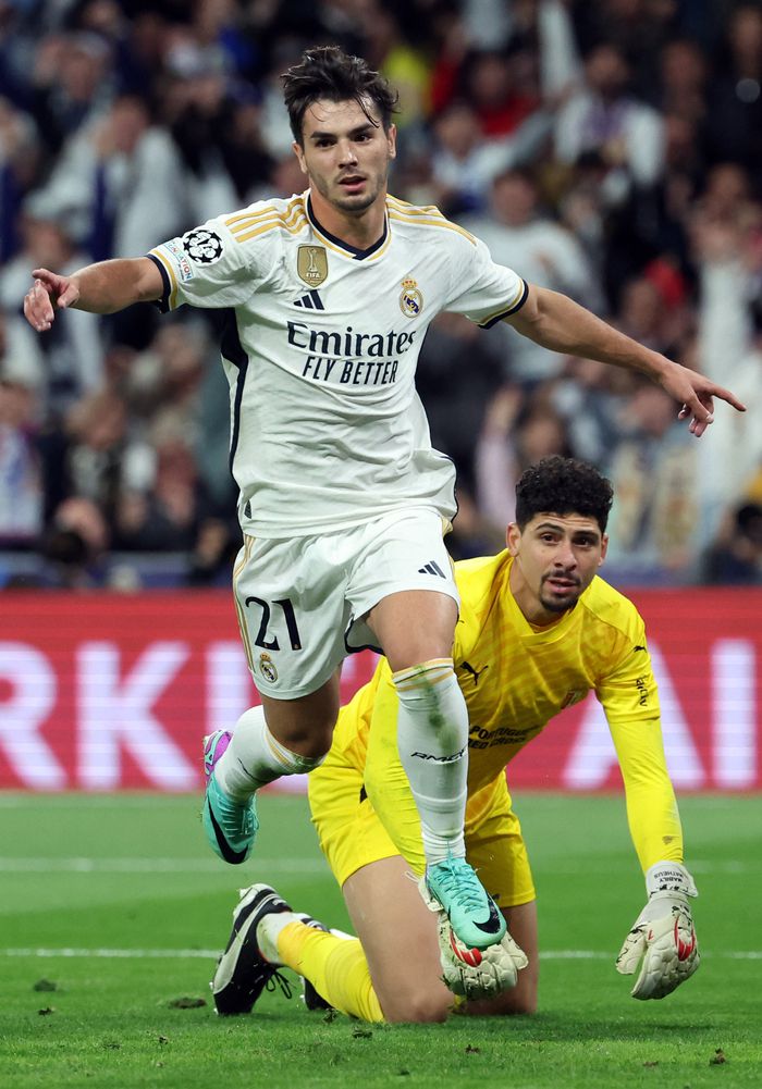 브라힘 디아스 골 세리머니. 마드리드|AFP 연합뉴스