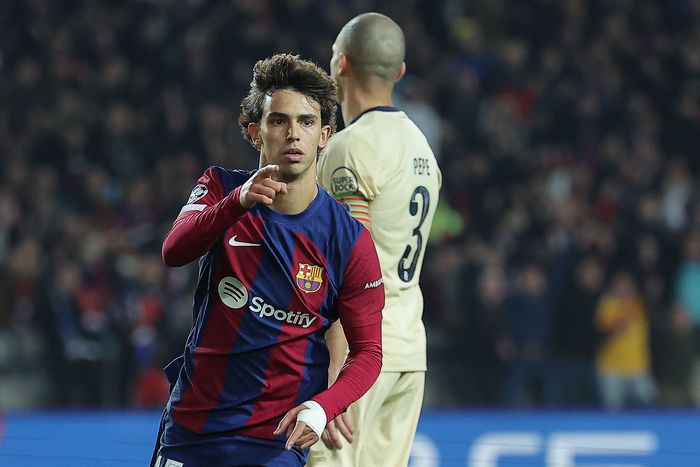 주앙 펠릭스 골 세리머니. 바르셀로나|AFP 연합뉴스