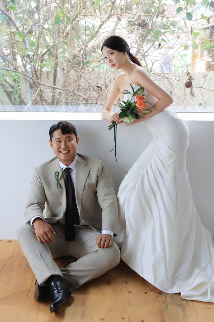 황대인-김현지 커플. 사진제공 | KIA타이거즈.