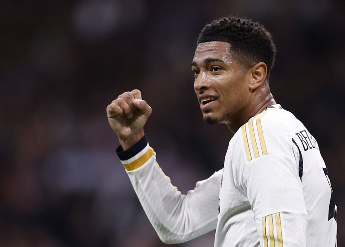 벨링엄의 골 세리머니. 마드리드|로이터 연합뉴스