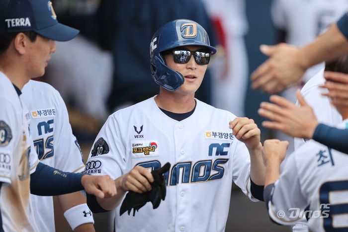 NC에서 뛰던 당시 김준완. 사진제공 | NC 다이노스.