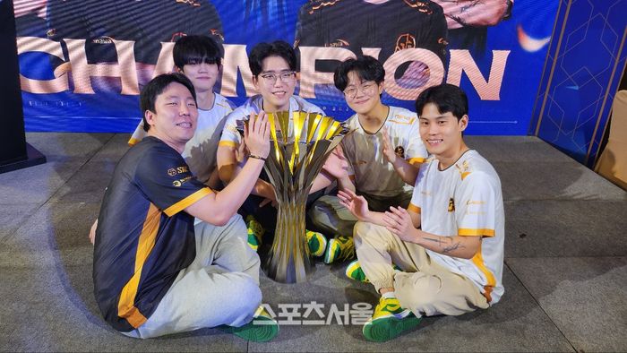 다나와 e스포츠가 3일 태국 방콕의 센트럴 랏프라오 BCC홀에서 열린 ‘PGC 2023’ 그랜드 파이널에서 최종 우승을 차지했다. 방콕=김민규기자 kmg@sportsseoul.com