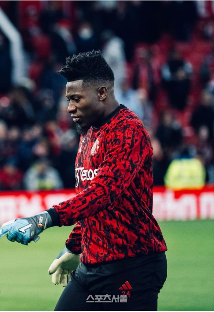 맨유의 안드레 오나나. 출처|맨유 SNS