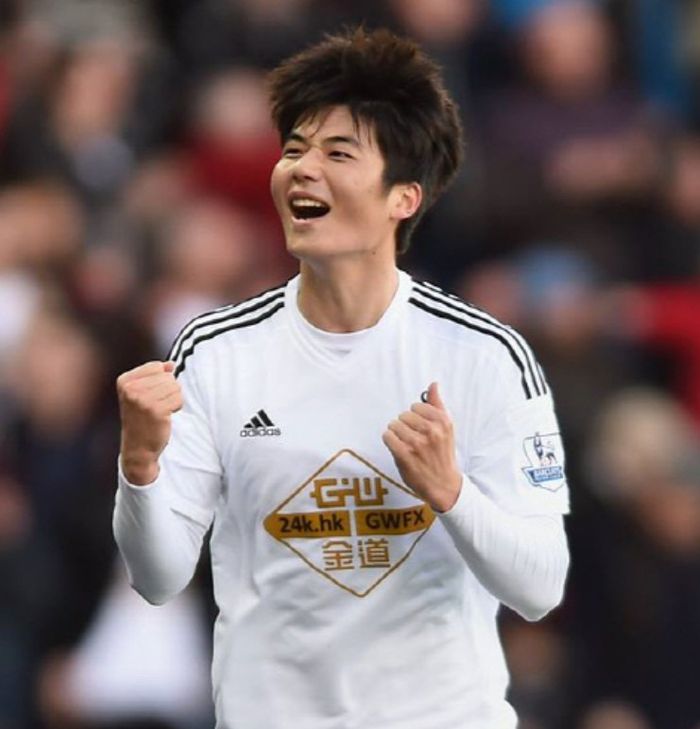 FC서울 기성용의 과거 잉글랜드 프리미어리그 스완지시티 시절. 사진출처 | 스완지시티 소셜미디어