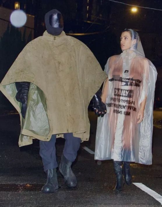 팝스타 칸예 웨스트(왼쪽)와 아내 비앙카 센소리. 사진 | 페이지식스