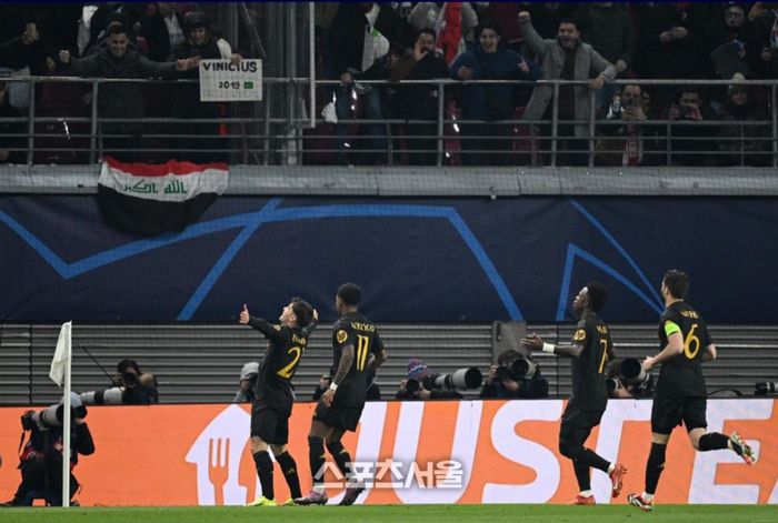 브라힘 디아스의 골 세리머니. UEFA