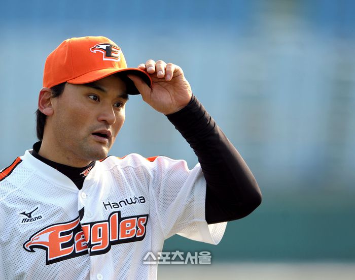 2012년 한화에서 뛰던 당시 박찬호. 대전 | 스포츠서울 DB.