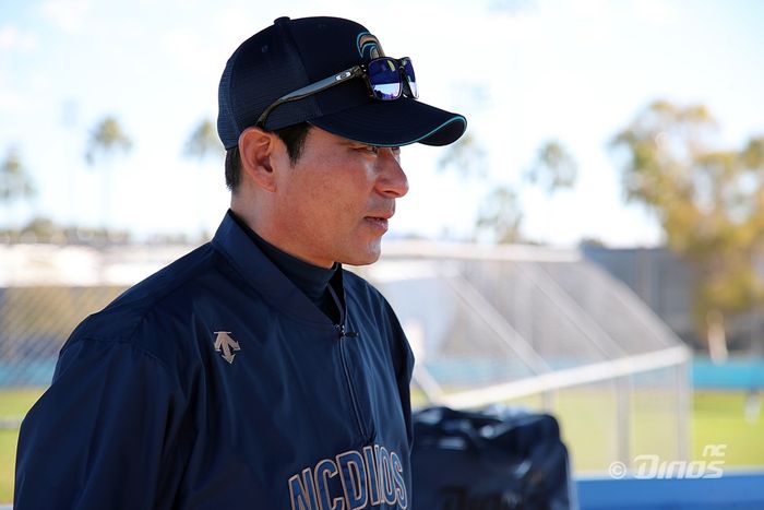 NC 스프링 캠프가 시작된 미국 애리조나 투산 리드 파크 에넥스필드에서 만난 강인권 감독. 사진 | NC 다이노스