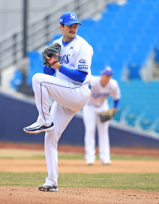 삼성 개막전 선발투수는 코너 시볼드다. 사진 | 삼성 라이온즈
