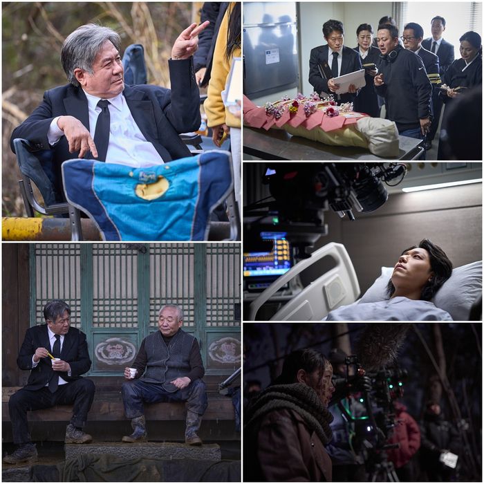 ‘파묘’ 비하인드 스틸컷. 사진 | 쇼박스