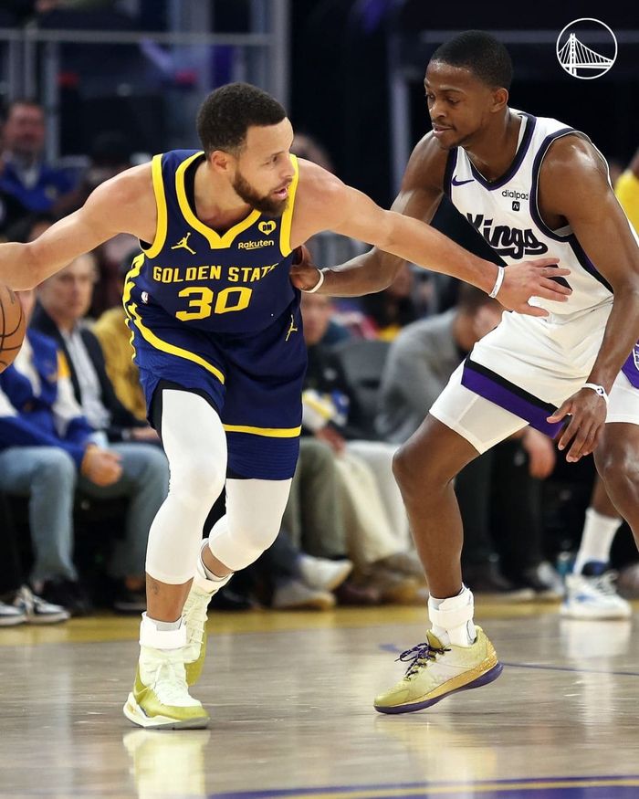스테픈 커리(좌), 디애런 팍스(우)_골든스테이트 공식 SNS