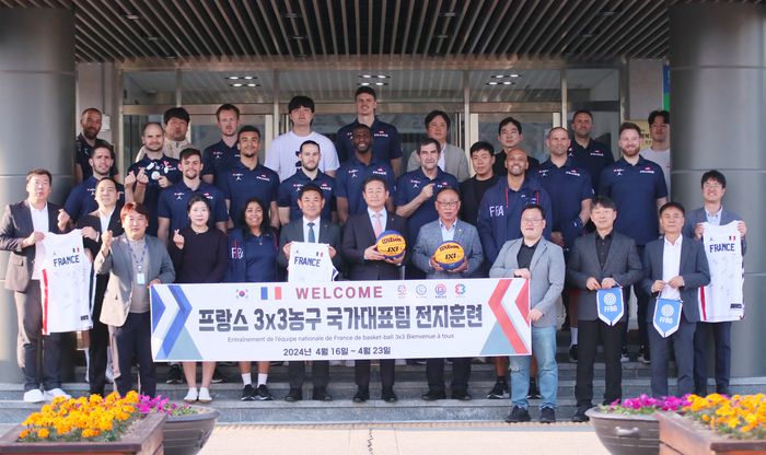 남자농구 프랑스 3x3 대표팀. 사진 | KXX