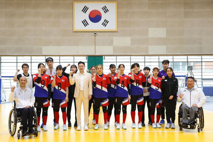 2024 파리 패럴림픽 골볼 대표팀. 사진 | 대한장애인체육회
