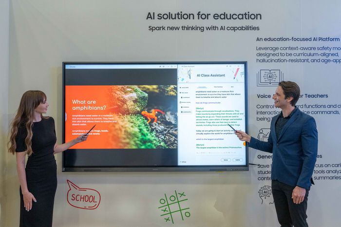 전자칠판 솔루션. 사진 | 삼성전자