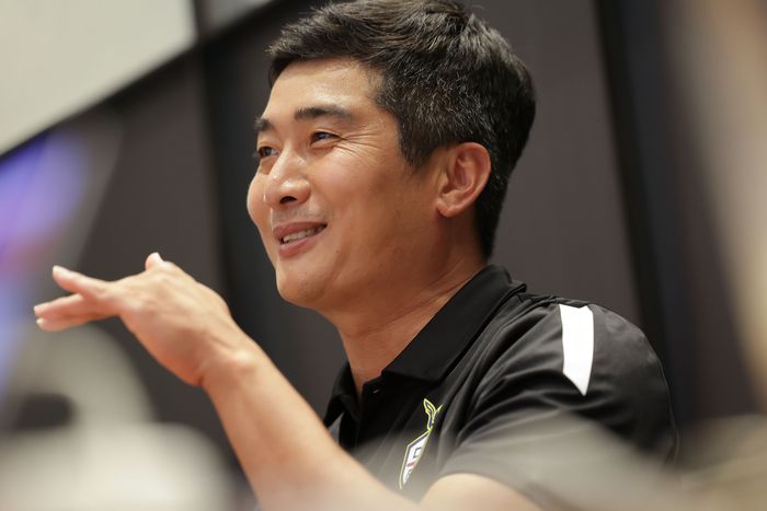 대전하나시티즌 U-18(충남기계공고) 김영진 감독. 제공 | 프로축구연맹