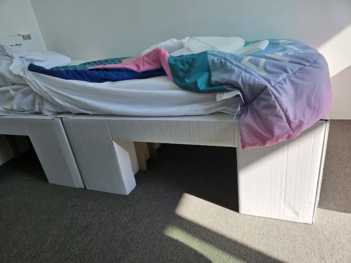 2024 파리 패럴림픽 선수촌 침대. 사진 | 대한장애인체육회