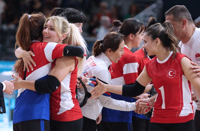 골볼 대표팀이 3일(현지시간) 프랑스 파리 사우스 파리 아레나6에서 열린 2024 파리 패럴림픽 8강전 터키와 경기에서 패했다. 개최국 프랑스와 7~8위전을 치른다. 사진 | 대한장애인체육회