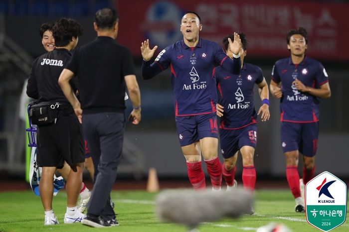 충북청주FC 김병오. 사진 | 한국프로축구연맹
