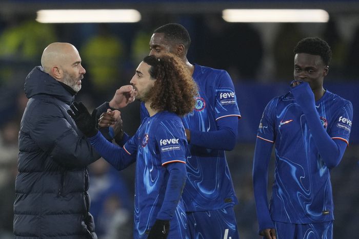 첼시 마레스카 감독과 선수들.AP연합뉴스