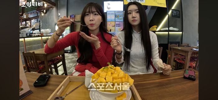 안지현(왼쪽)과 김태린. 유튜브  채널 ‘코이티비’